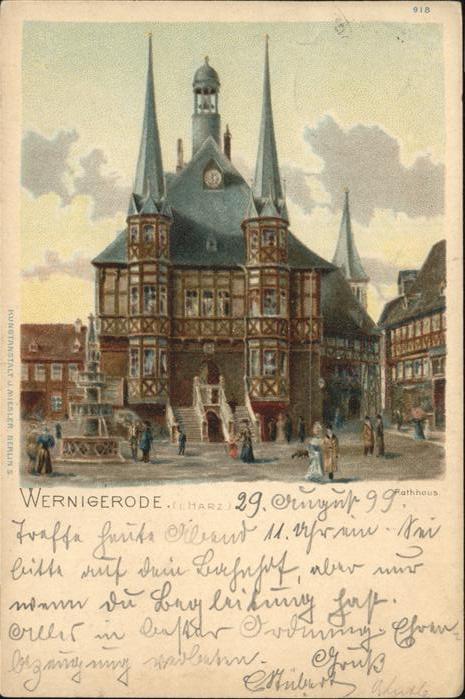 Wernigerode Harz Rathaus