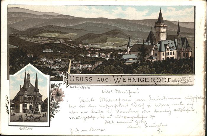 Wernigerode Harz Rathaus