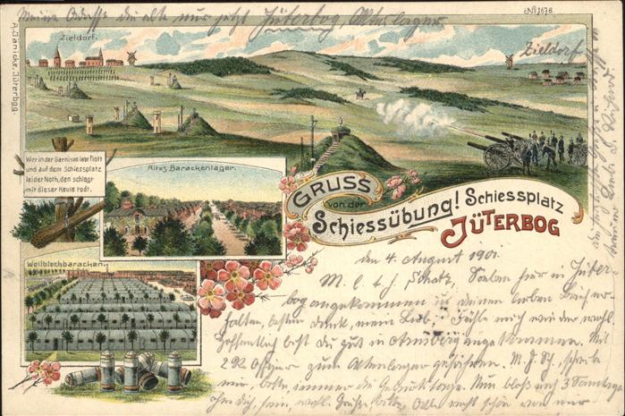 Jueterbog Schiessplatz mit Schiessübungen auf dem