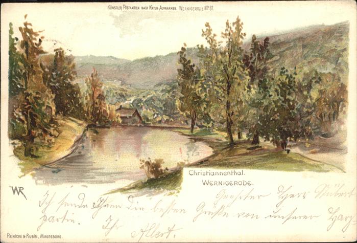 Wernigerode Harz Christianenthal