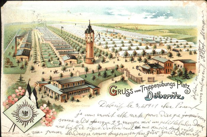 Doeberitz Truppenuebungsplatz Truppenübungsplatz mit Barackenlager
