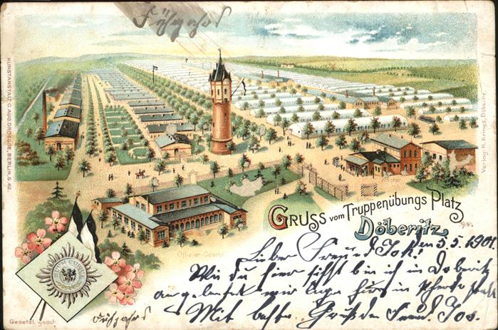 Doeberitz Truppenuebungsplatz Truppenübungsplatz mit Barackenlager