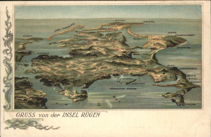 Insel Ruegen mit div.Orten