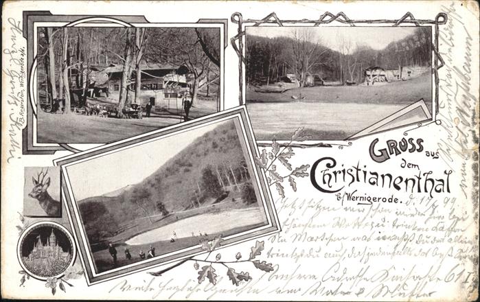 Wernigerode Harz Div.Ansichten vom Christianenthal