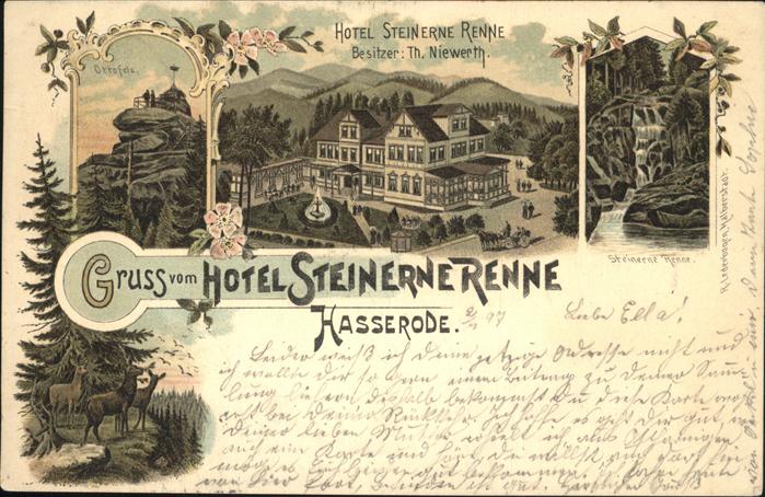 Wernigerode-Hasserode Hotel Steinerne Renne