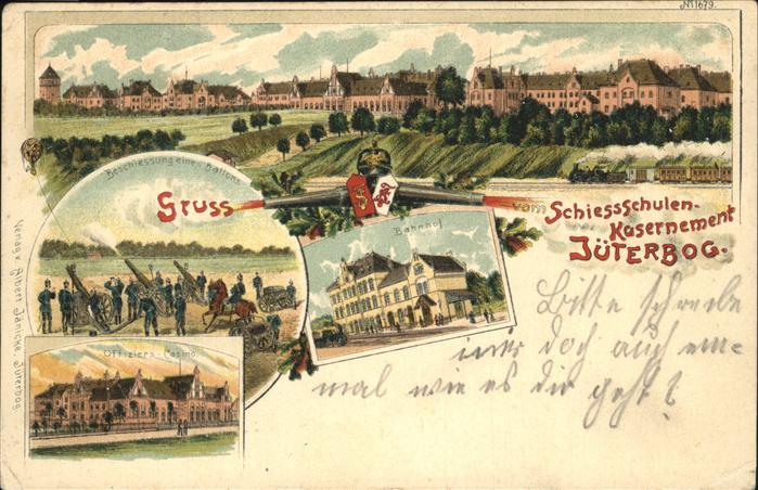 Jueterbog Schiessschulen-Kaserne mit Offiziers-Casino