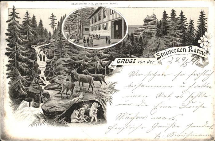 Wernigerode Harz Steinernen Renne