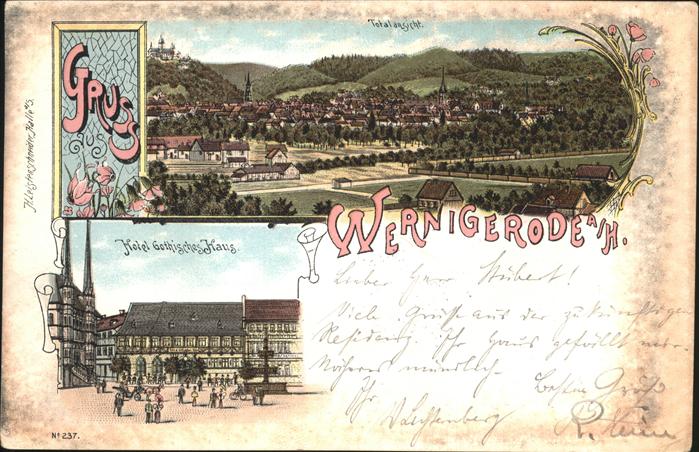 Wernigerode Harz Hotel Gothisches Haus