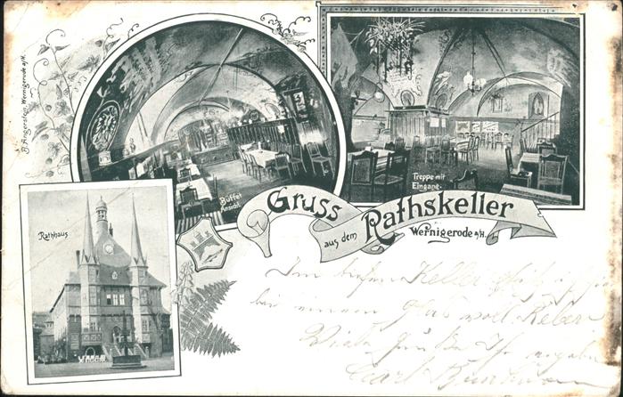 Wernigerode Harz Rathaus u.Innenansichten vom Rathskelle