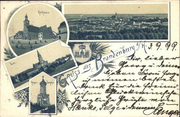 Brandenburg Havel Rathaus u.Dom