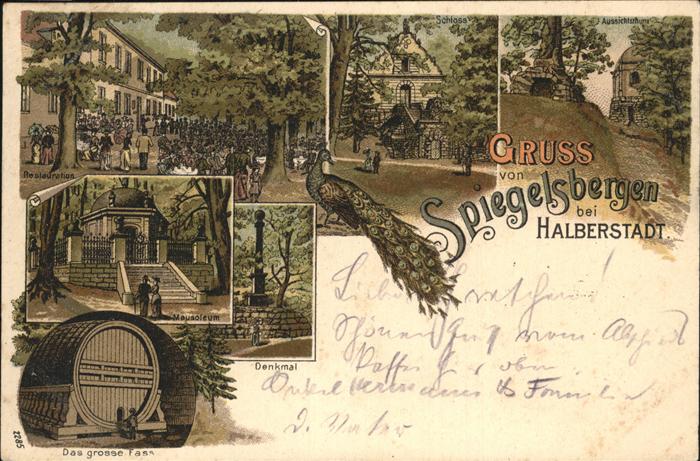 Spiegelsbergen Restaurant u.Denkmal