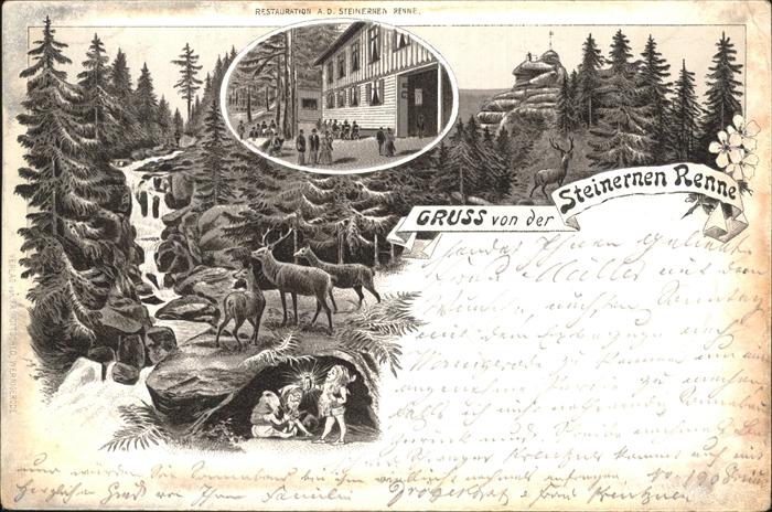 Wernigerode Harz Steinernen Renne