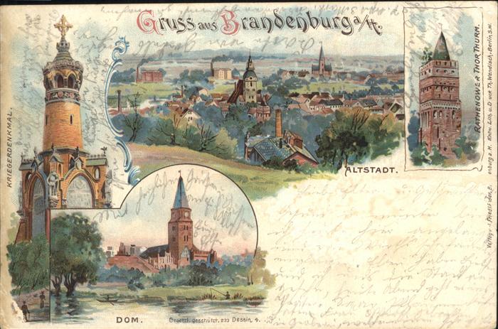 Brandenburg Havel Dom u.Altstadt