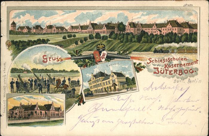 Jueterbog Schiessschulen-Kasernement u.Bahn