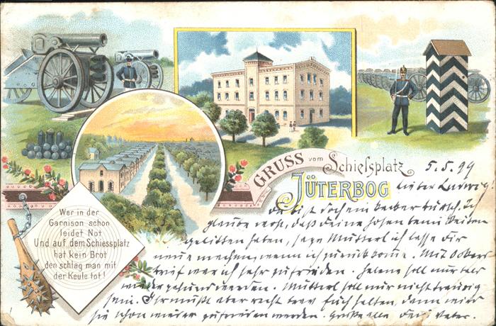 Jueterbog Schiessplatz mit Kanone