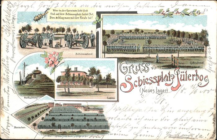 Jueterbog Schiessplatz u.Neues Barackenlager