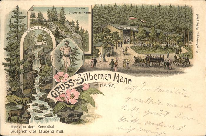 Wernigerode Harz Silbernen Mann u.Steinerne Renne