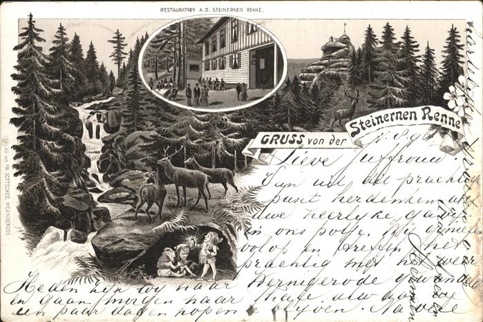 Wernigerode Harz Steinernen Renne