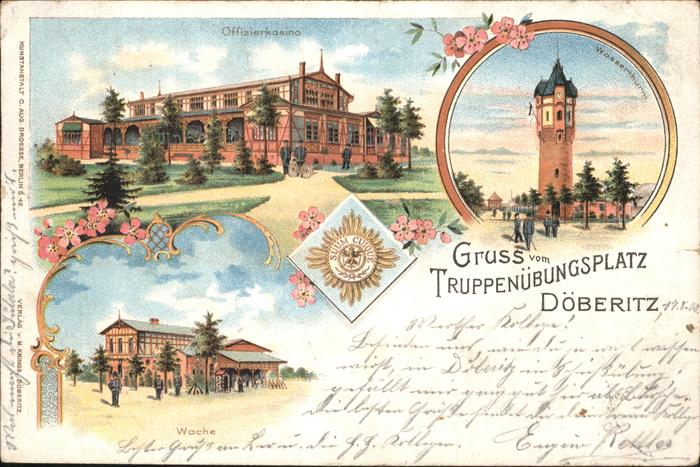 Doeberitz Truppenuebungsplatz Truppenübungsplatz mit Offizierskasino