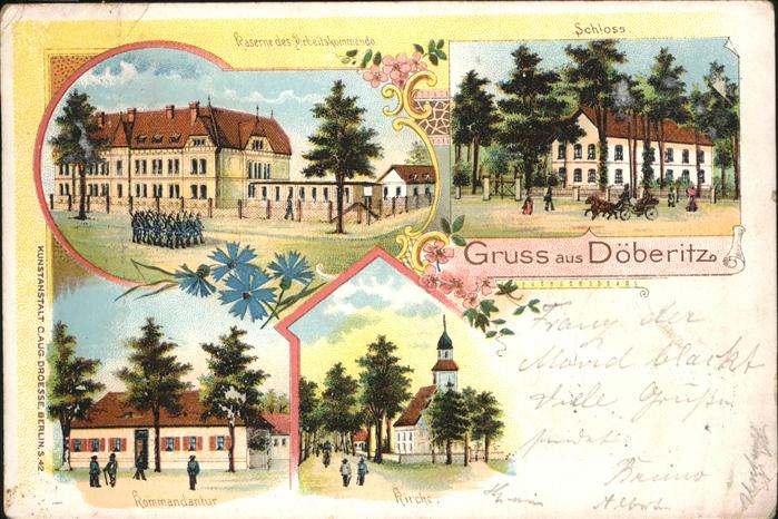 Doeberitz Truppenuebungsplatz Div.Kasernenansichten