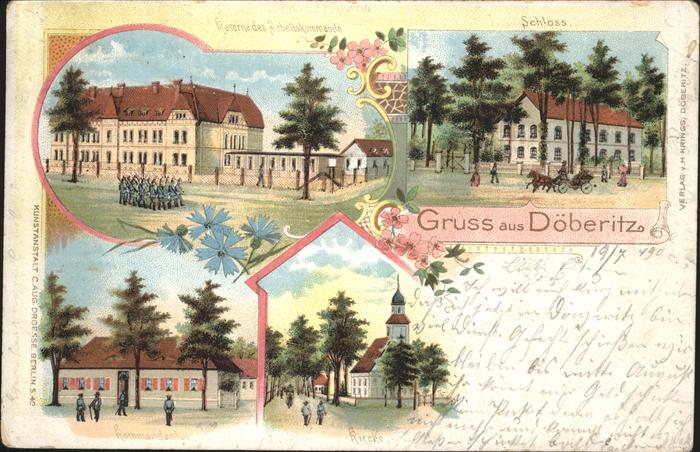 Doeberitz Truppenuebungsplatz Div.Kasernenansichten