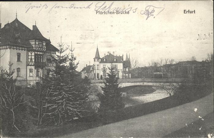 ERFURT  CITY Pfoertchen-Bruecke