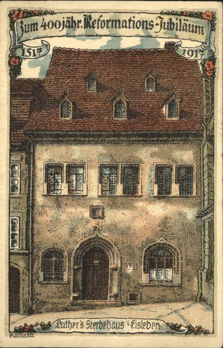Eisleben Luthers Sterbehaus Reformations Jubiläu