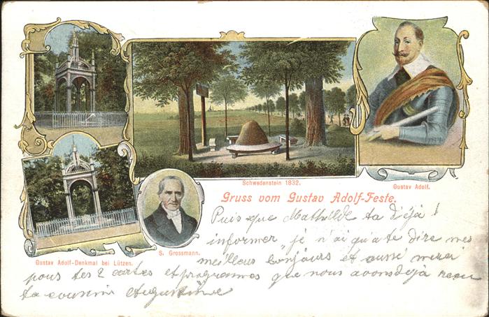 Luetzen Gustav Adolf Schwedenstein