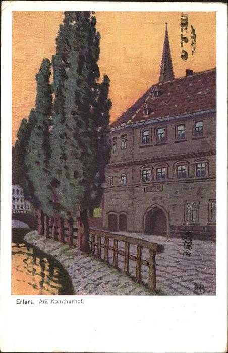 ERFURT  CITY Komthurhof