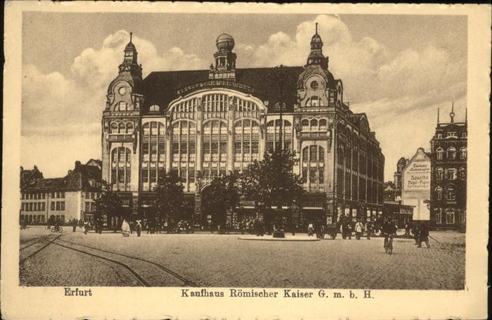 ERFURT  CITY Kaufhaus Roemischer Kaiser GmbH