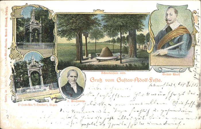 Luetzen Schwedenplatz Gustav-Adolf-Denkmal