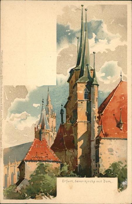 ERFURT  CITY Severikirche Dom