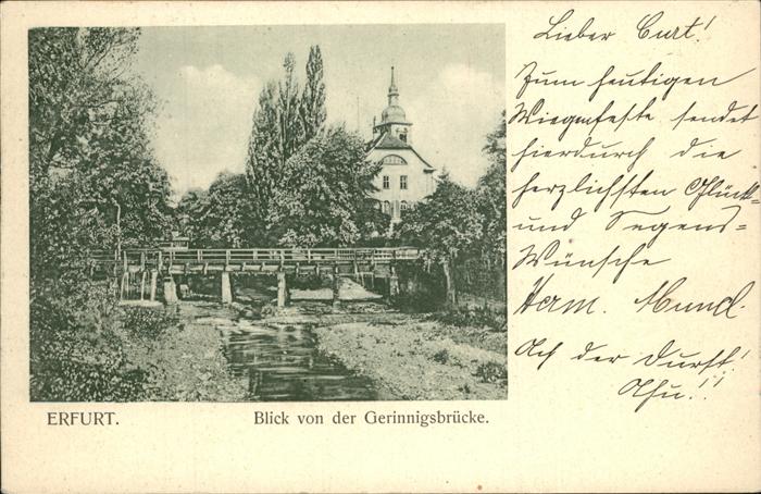 Erfurt Gerinnigsbrücke