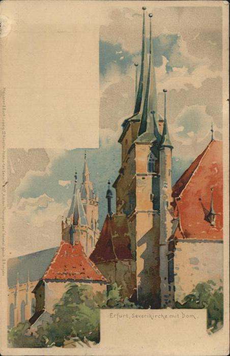 ERFURT  CITY Severikirche Dom