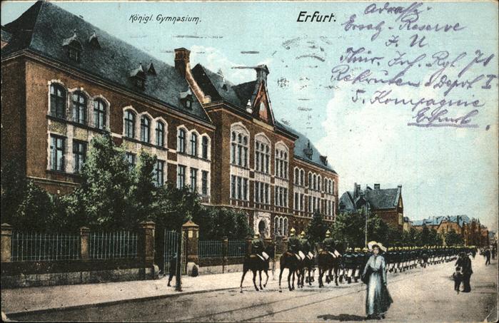 ERFURT  CITY Koenigl. Gymnasium