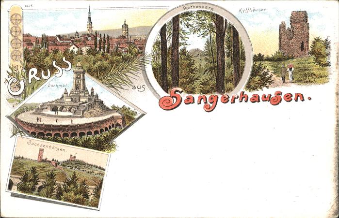 Sangerhausen Suedharz Kyffhaeuser Denkmal