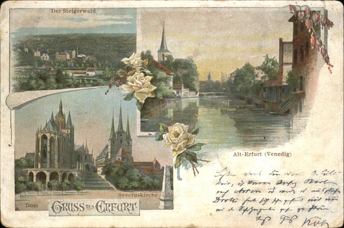 Erfurt Severuskirche Alt-Erfurt Venedig Steige