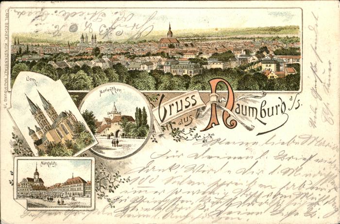Naumburg Saale Marienthor Dom Marktplatz