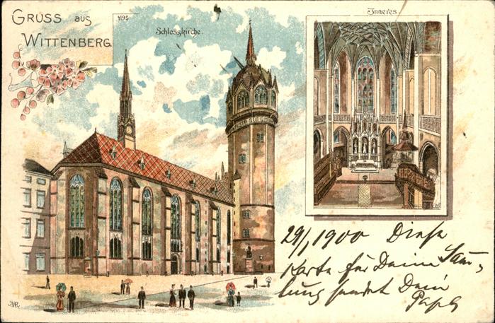 Wittenberg Lutherstadt Inneres Schlosskirche