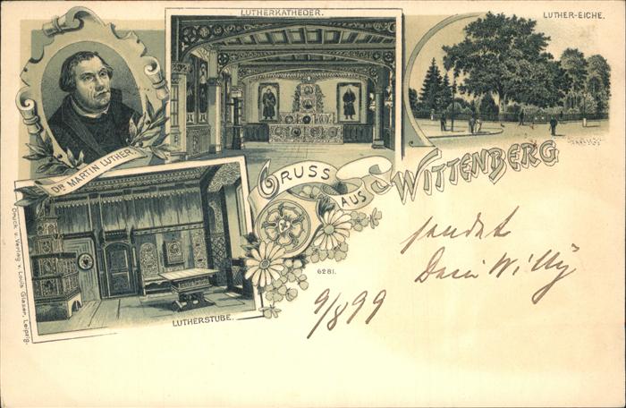 Wittenberg Lutherstadt Luther-Eiche Dr. Martin Luther Lutherst