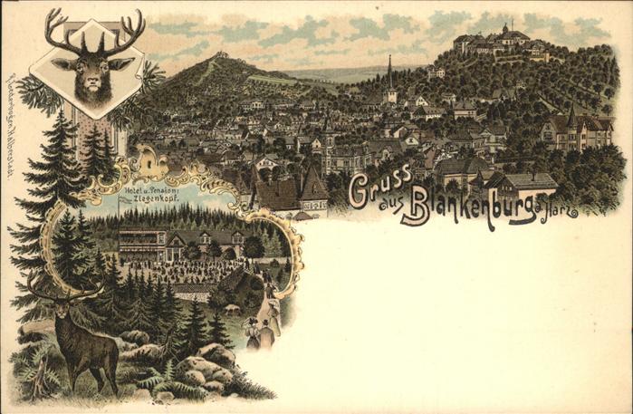 Blankenburg Harz Hirsch Hotel Pension Ziegenkopf