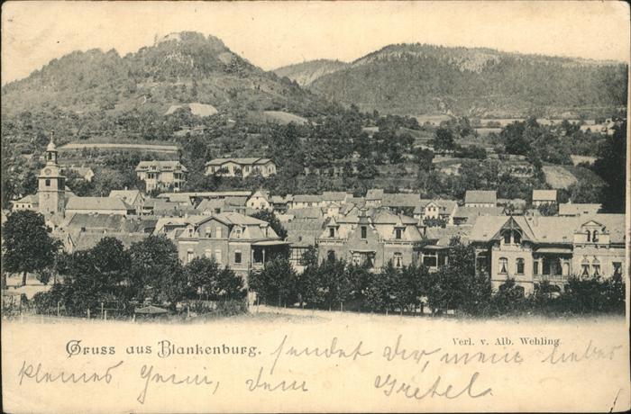 Blankenburg Harz Stadt
