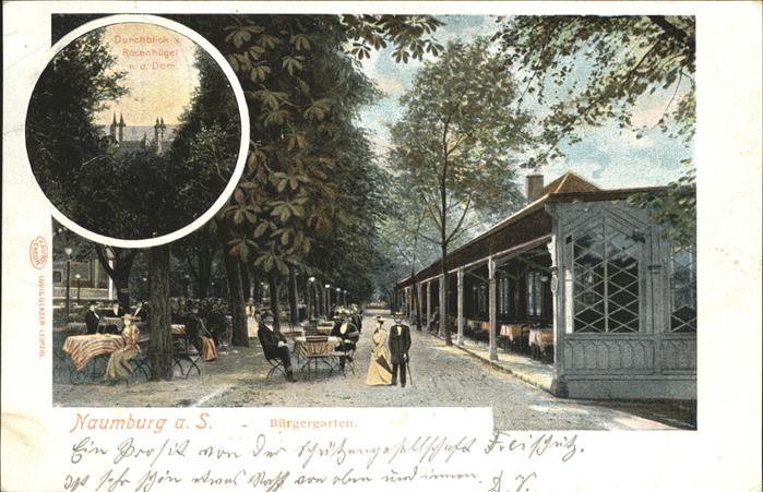 Naumburg Saale Bürgergarten Dom