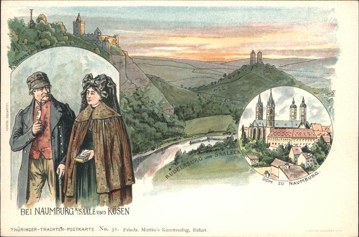 Naumburg Saale Rudelsburg Saaleck Dom Tracht