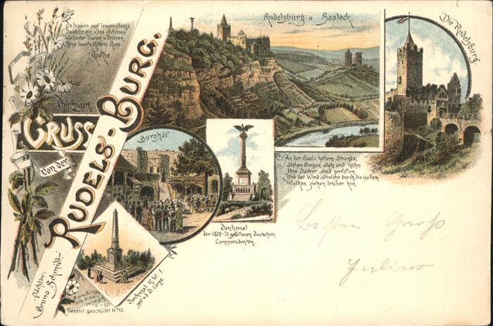 Rudelsburg Saaleck Kriegerdenkmal