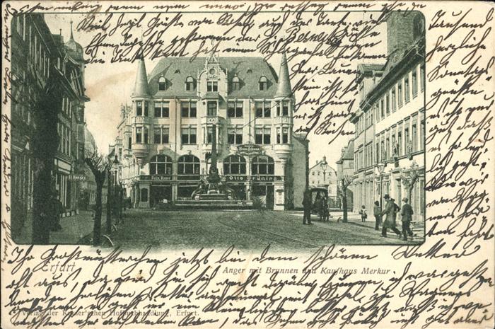 Erfurt Anger Brunnen Kaufhaus Merkur