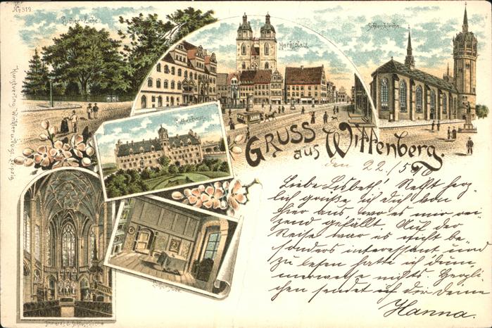 Wittenberg Lutherstadt Dom Kirche Innen Lutherstube