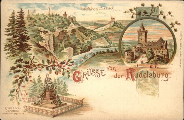 Rudelsburg Bismarck-Denkmal Saaleck