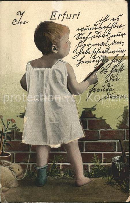 ERFURT  CITY Kind Maler