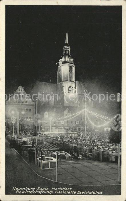 Naumburg Saale Marktfest Gaststätte Saaletalblick